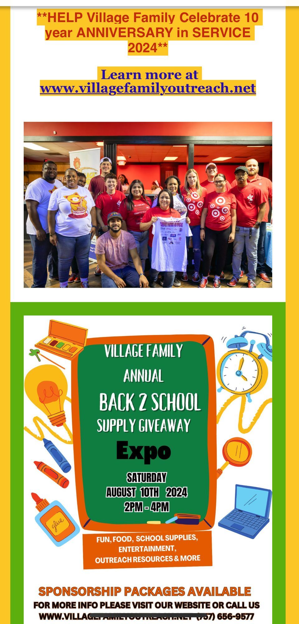 VF Annual Back2School Bowlathon Expo