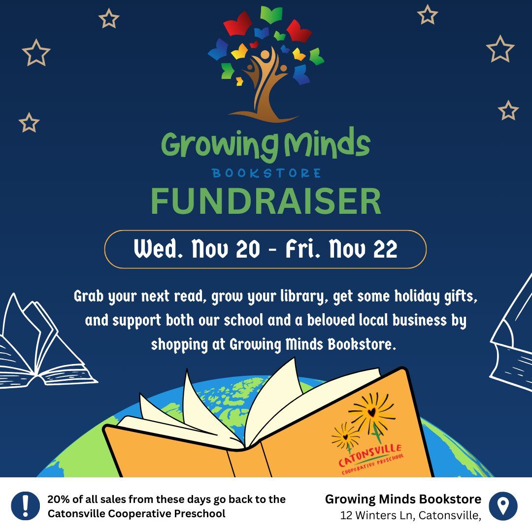 Growing Minds Bookstore Fundraiser