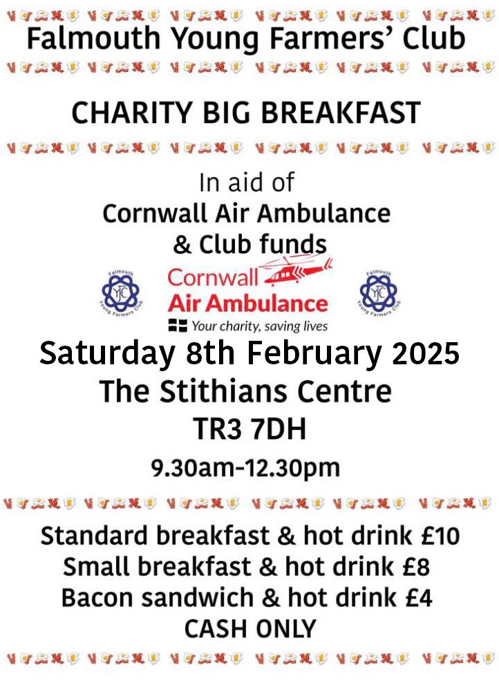 Falmouth Young Farmers Club Charity Big Breakfast