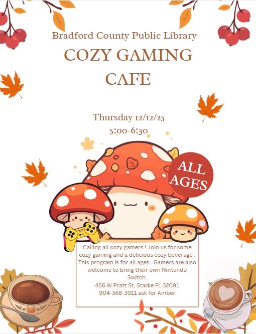 Cozy Gaming Cafe