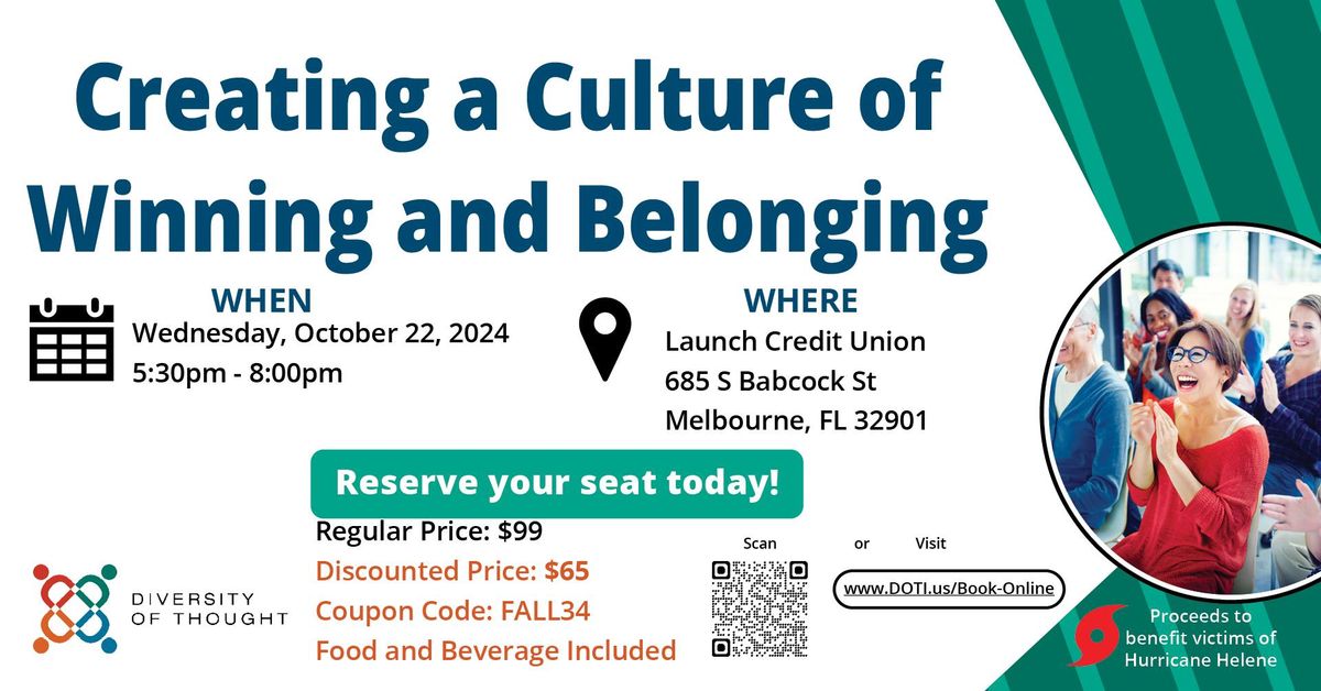 Creating a Culture of Winning and Belonging