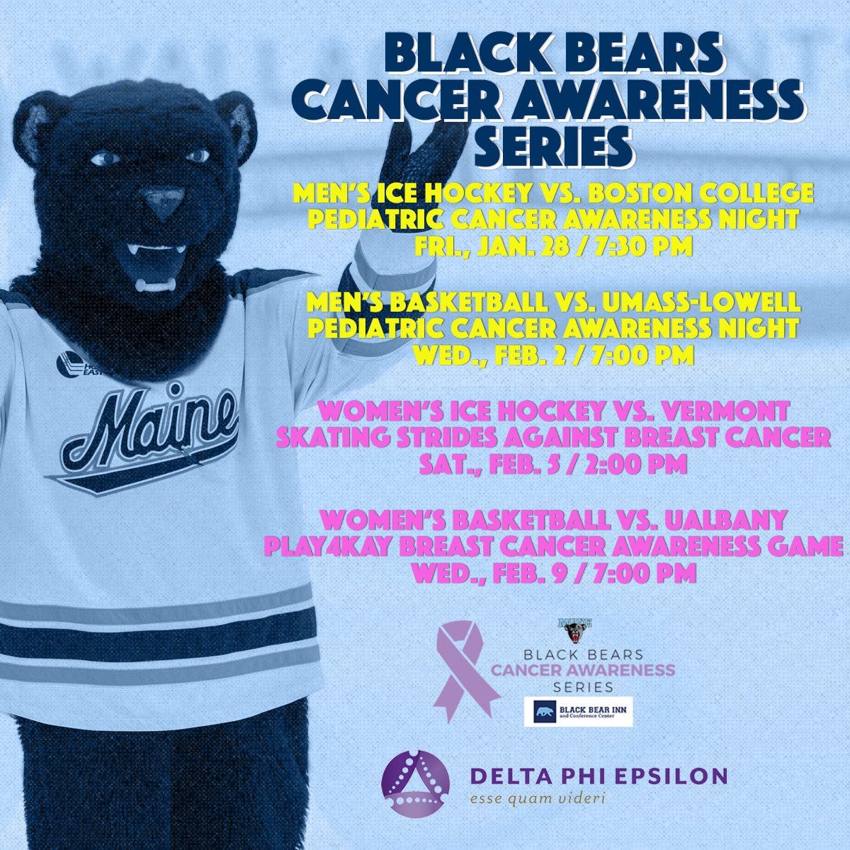 Maine Black Bears  vs. Vermont Catamounts