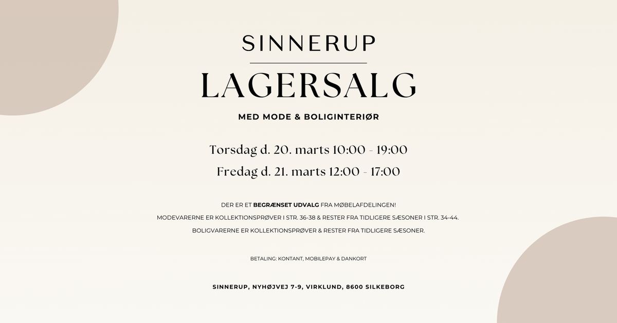 Sinnerup Lagersalg