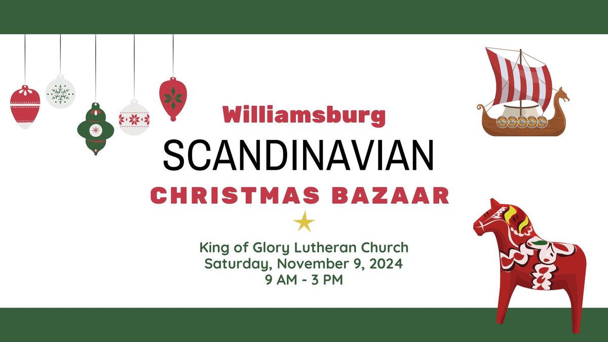 Scandinavian Christmas Bazaar - Williamsburg, VA