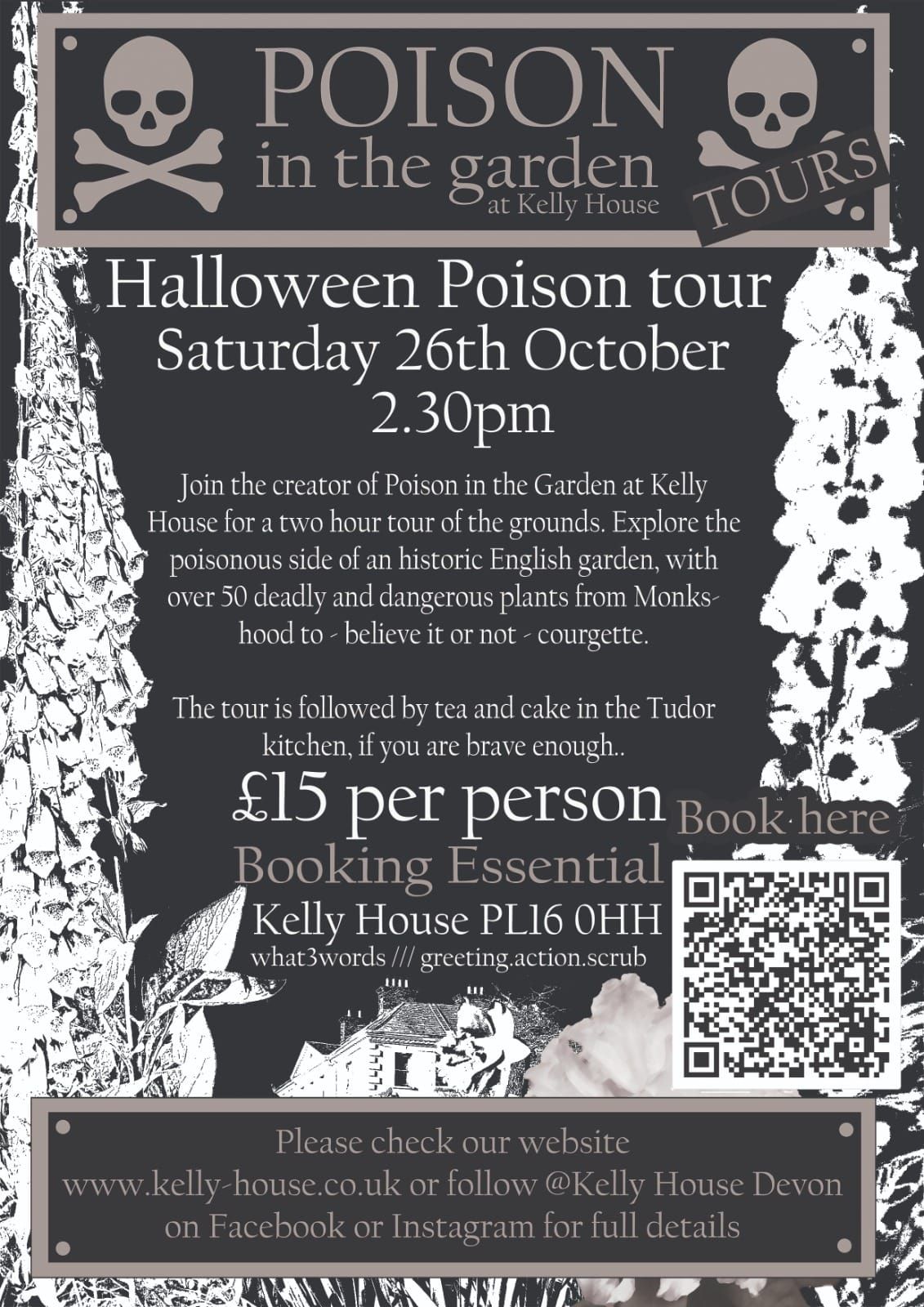 Halloween Poison in the Garden tour 