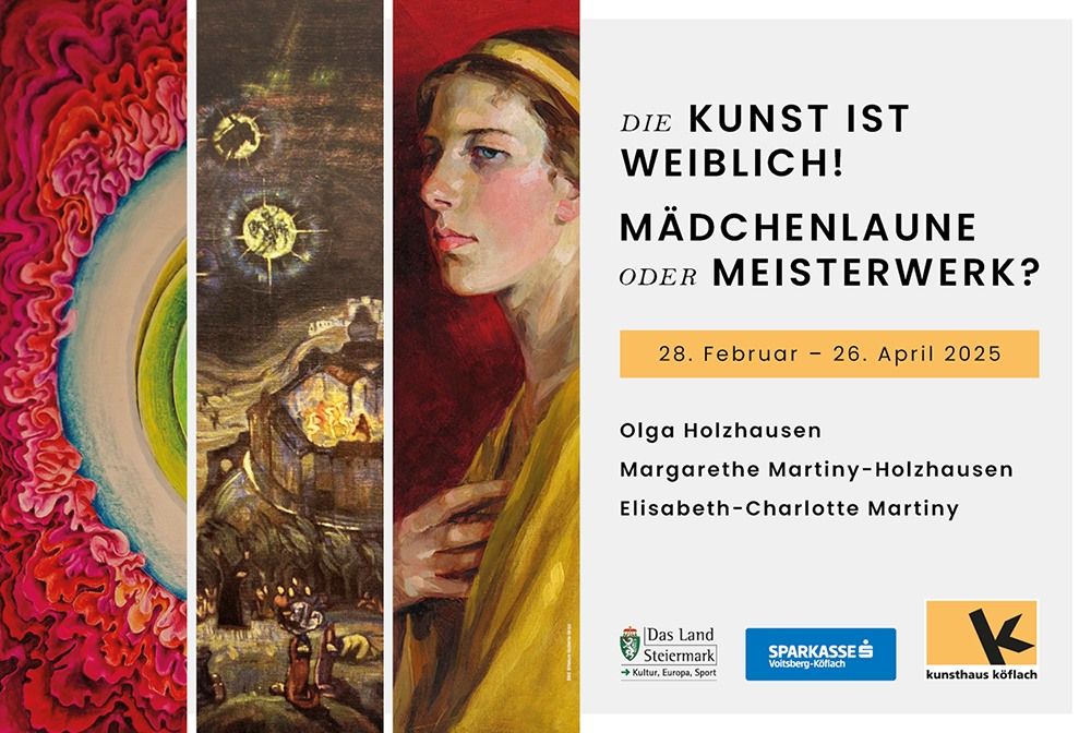 Er\u00f6ffnung der Ausstellung "Die Kunst ist weiblich! M\u00e4dchenlaune oder Meisterwerk?"