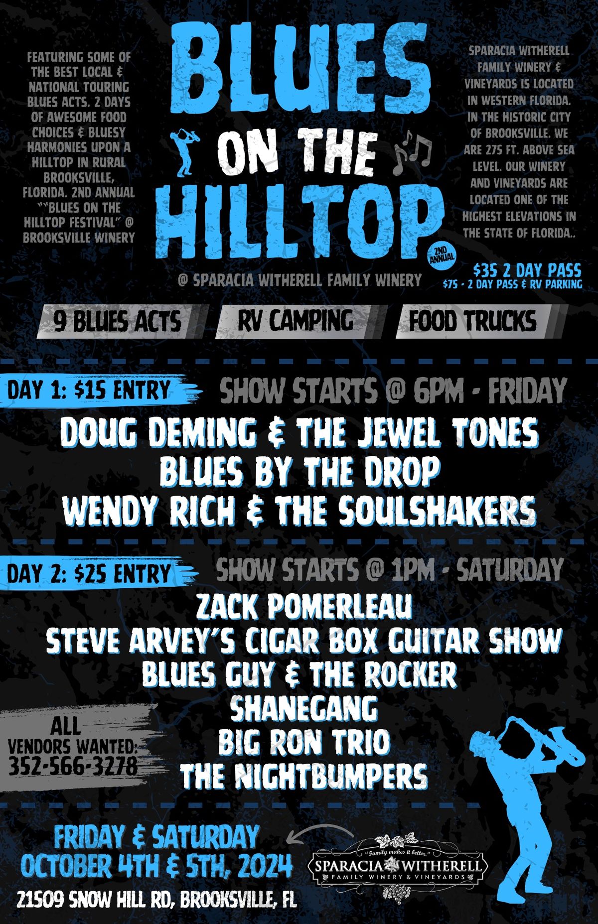 2nd Annual Blues On The Hilltop Festival