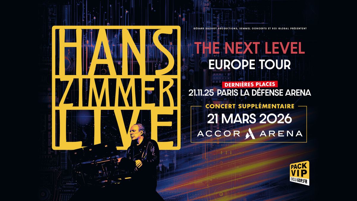 Hans Zimmer Live I The Next Level I Accor Arena