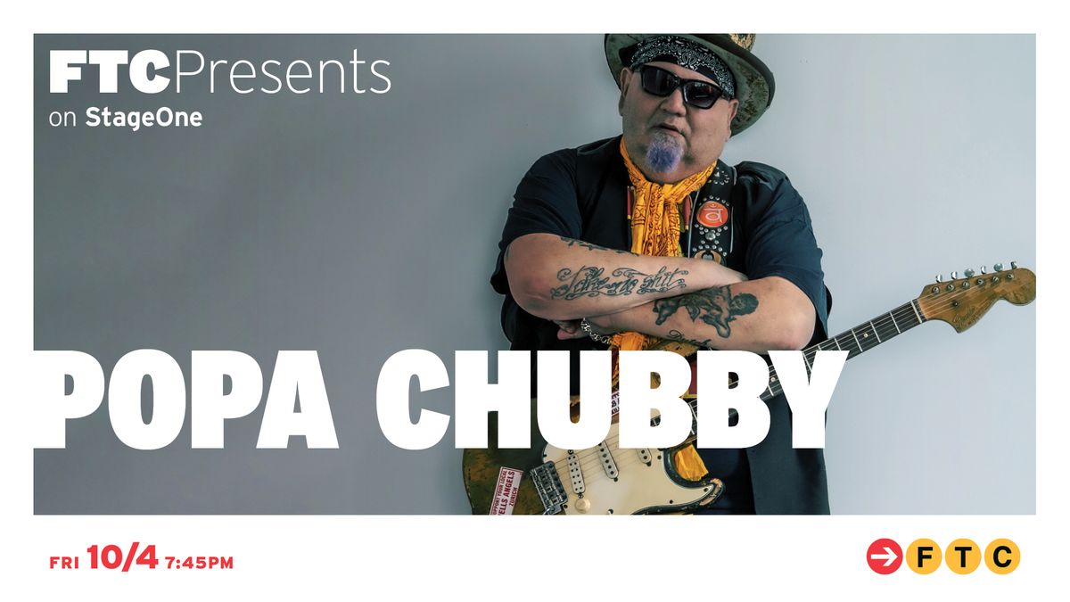 Popa Chubby \u2022 Fairfield, CT \u2022 StageOne