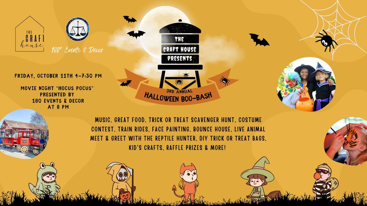 The Craft House Presents their 2nd Annual Halloween Boo Bash!!