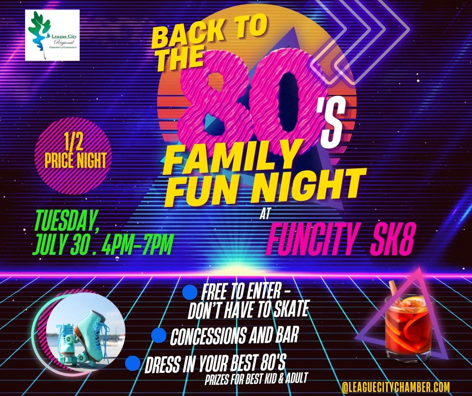 Back to the 80's Family Fun Night!