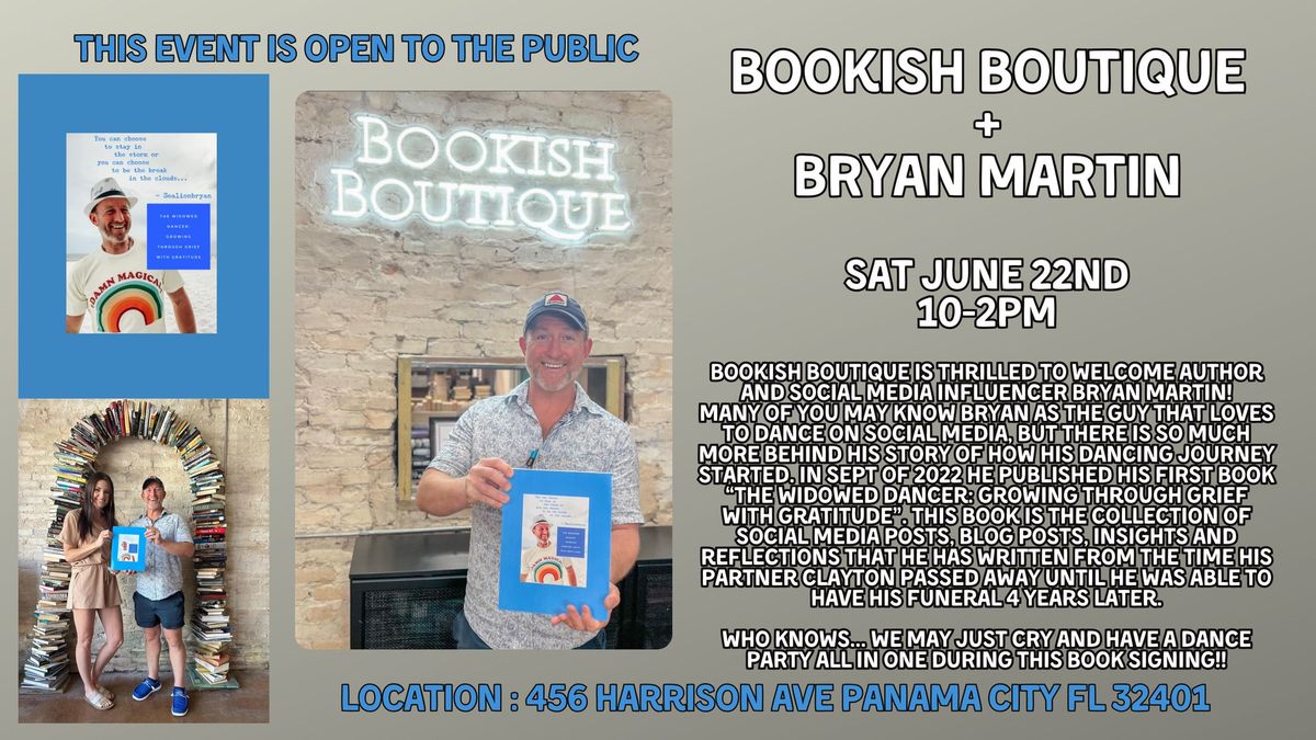 Book Signing with Bryan Martin!