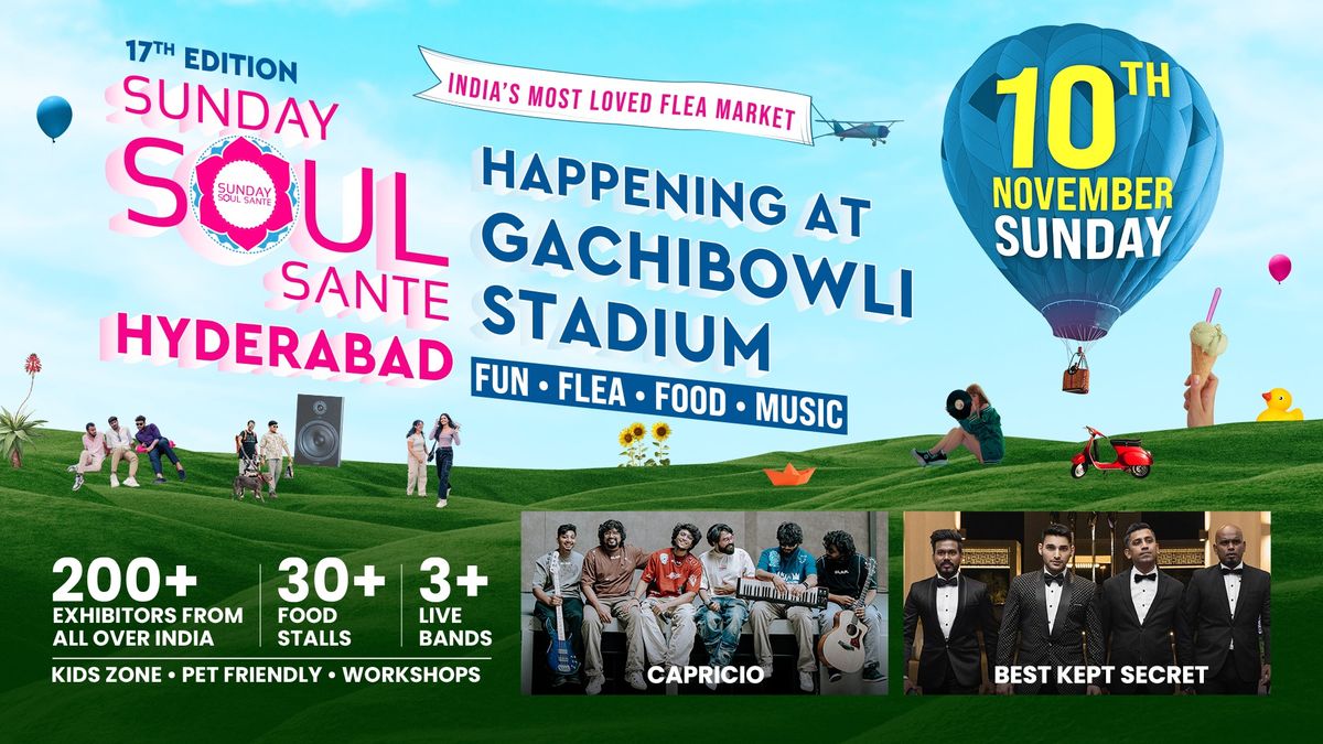 Sunday Soul Sante Hyderabad I Gachibowli Stadium I 17th Edition