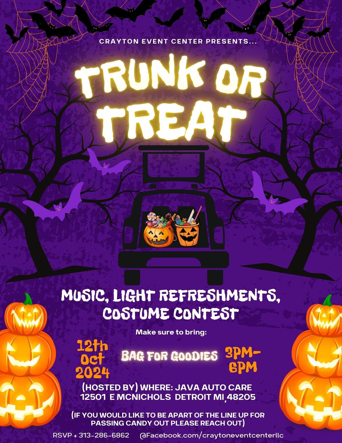 2nd Annual Trunk or Treat 