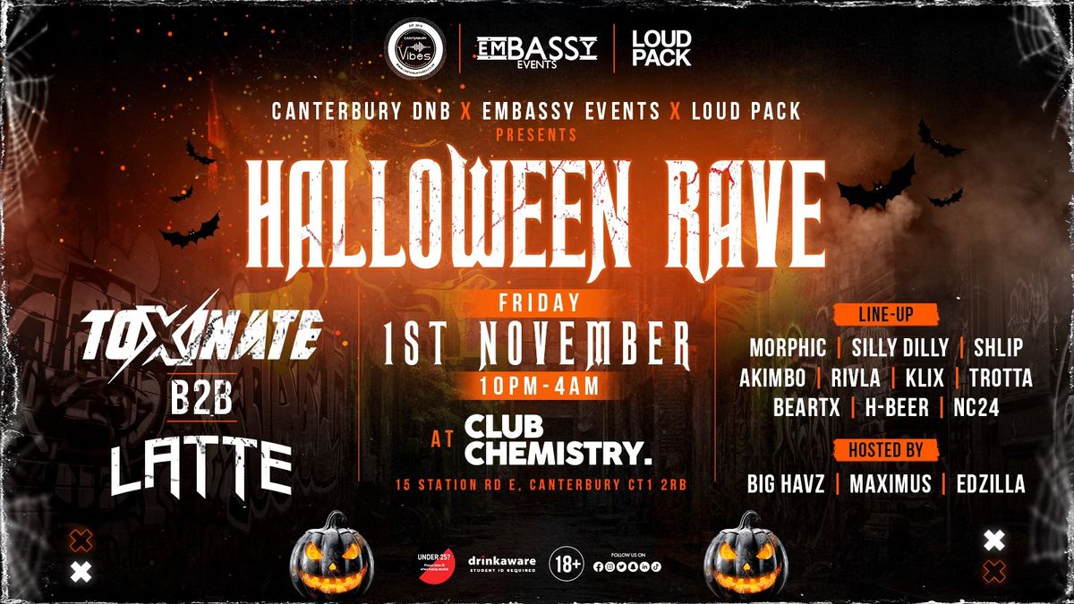 Halloween Rave: Toxinate B2B Latte