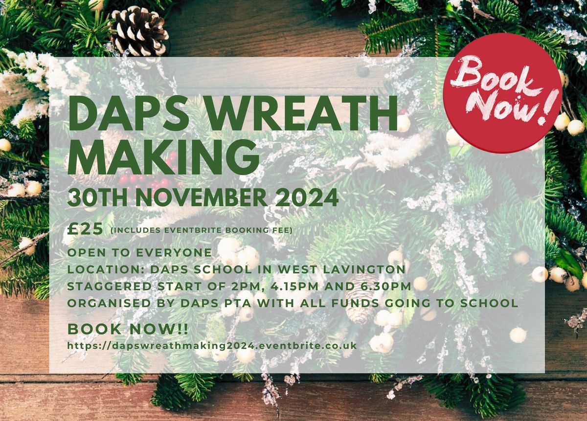 DAPS Wreath Making Event