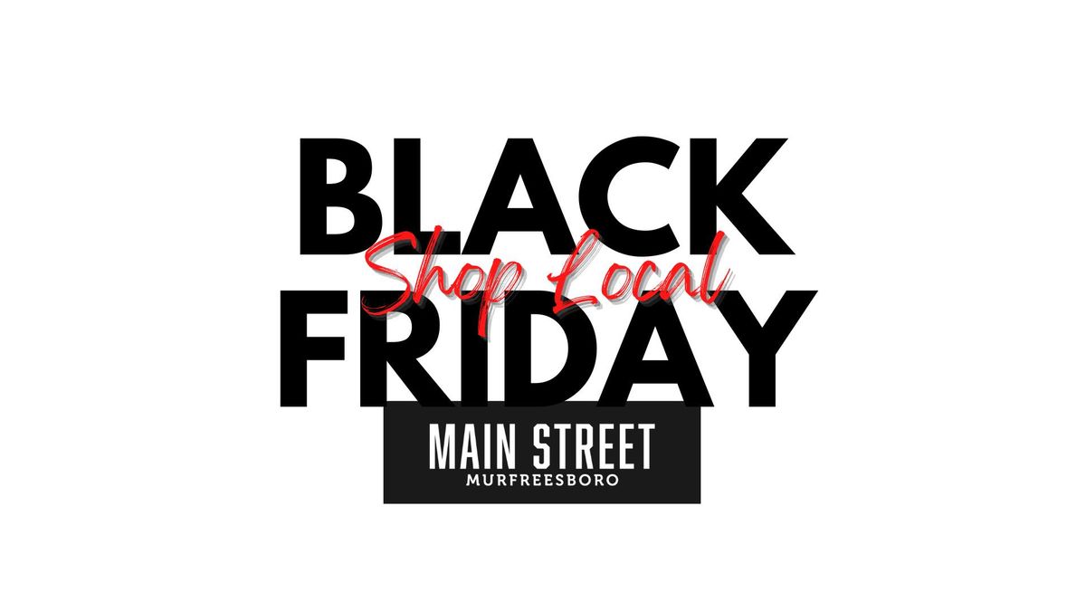 Black Friday Shopping Downtown Murfreesboro