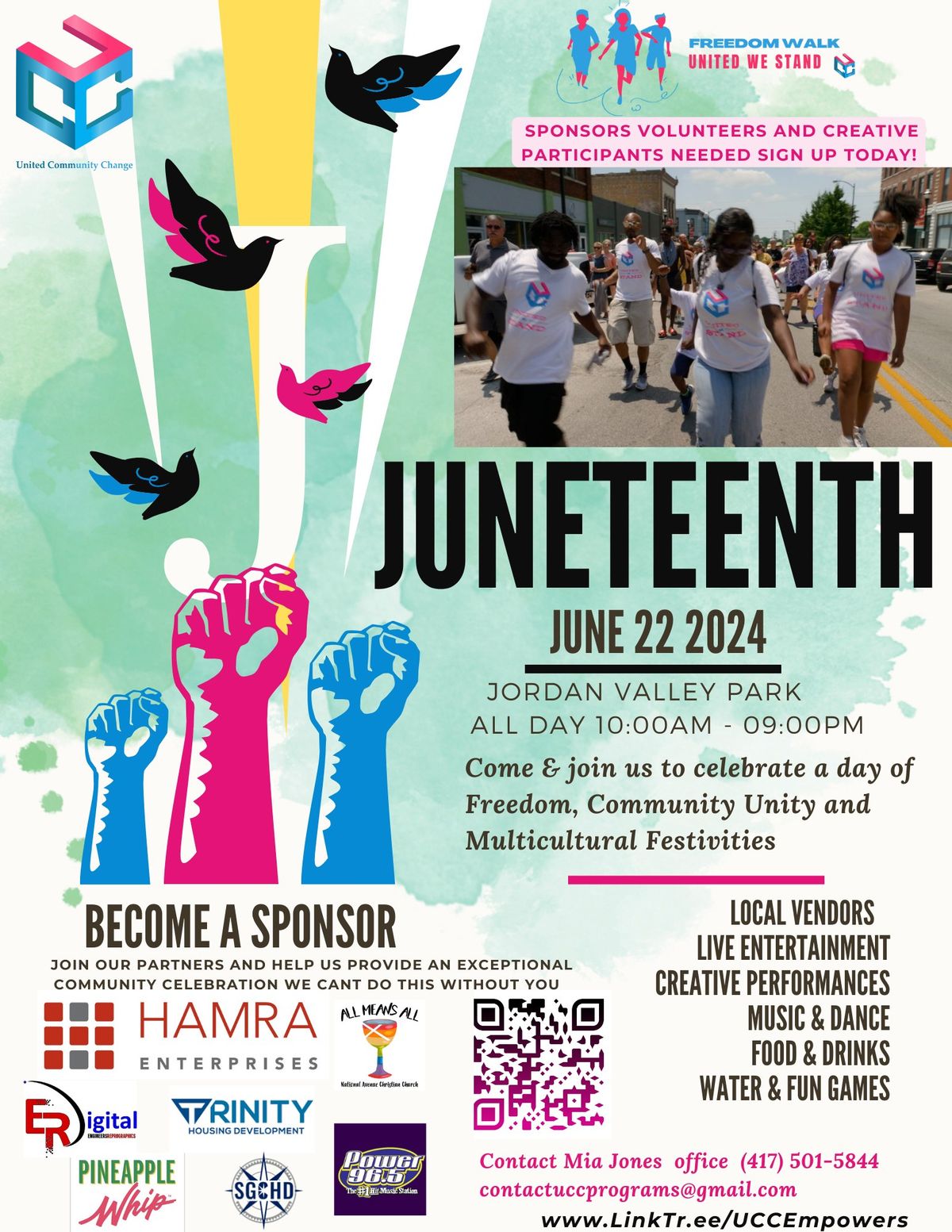 Juneteenth Multicultural Freedom Unity Celebration!