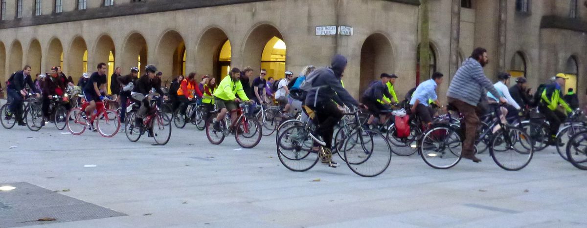 Critical Mass Cycle ride - May the Force be with you