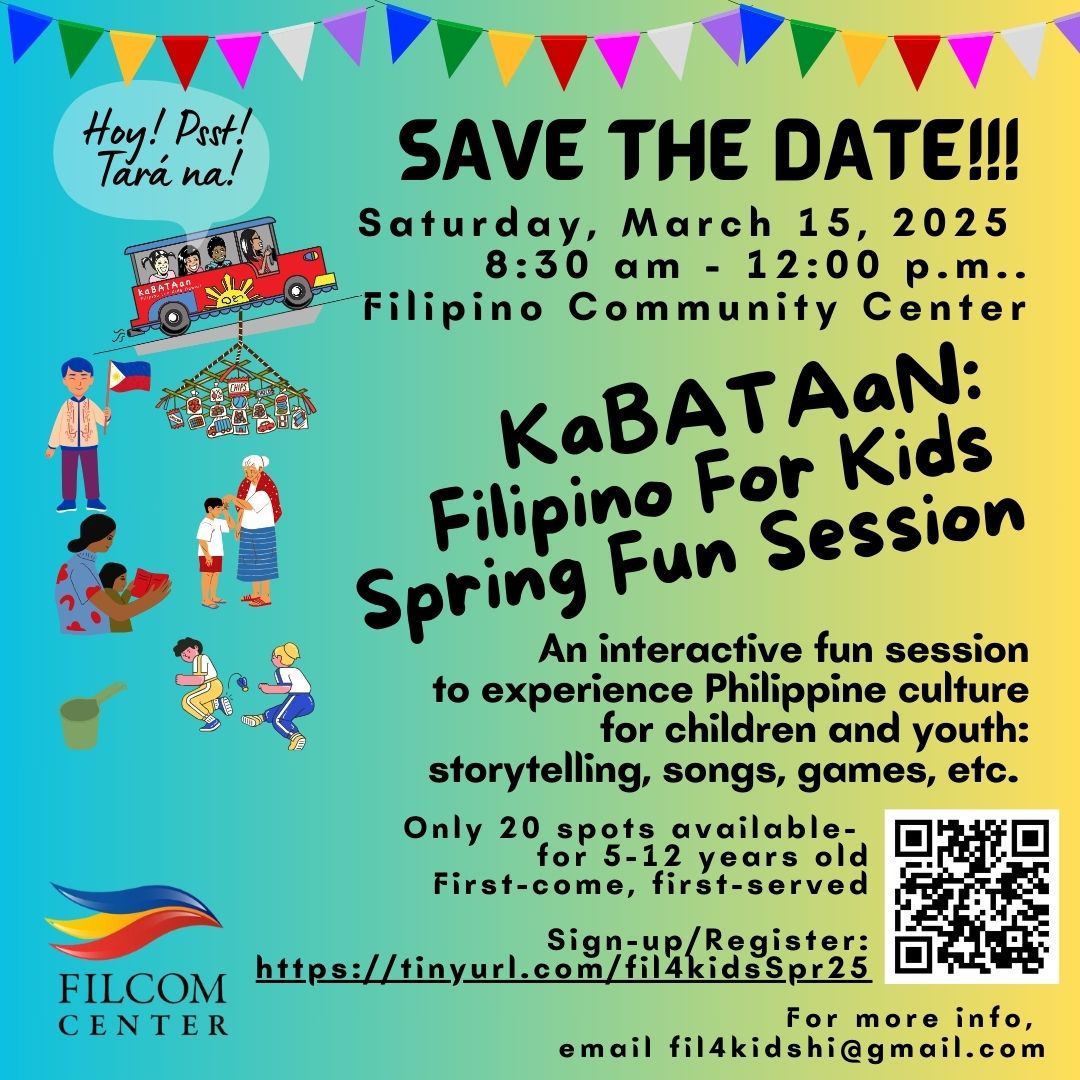 KaBATAan: Filipino for Kids Spring Fun Session