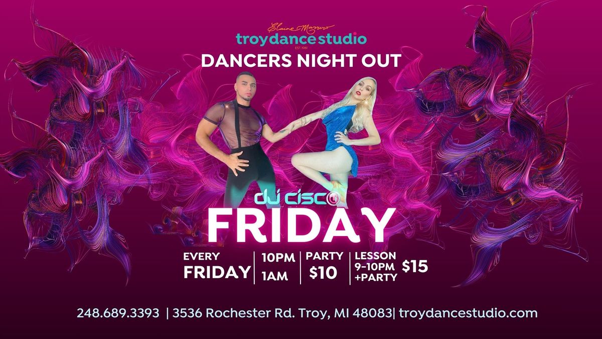 EVERY FRIDAY- Dancer's Night Out- Latin Dance Party 