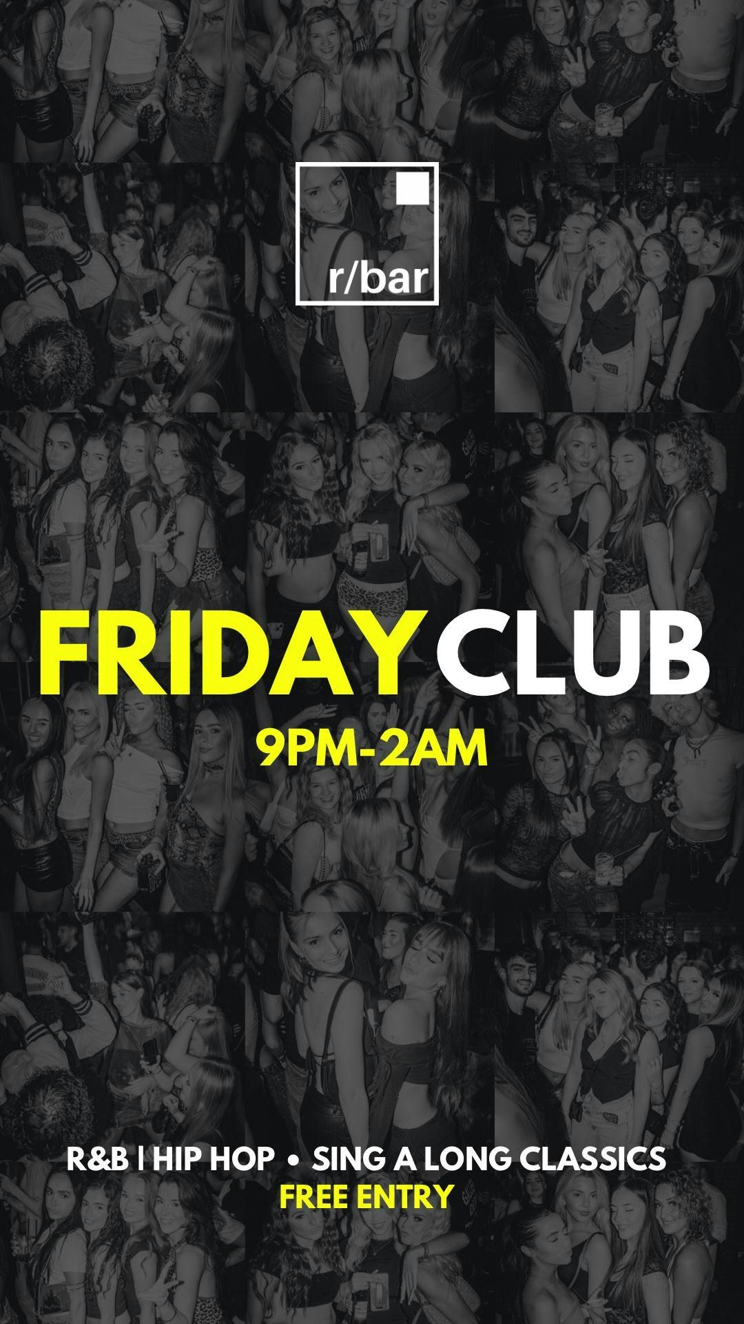 Friday Club Free Shot Paddle Ticket 