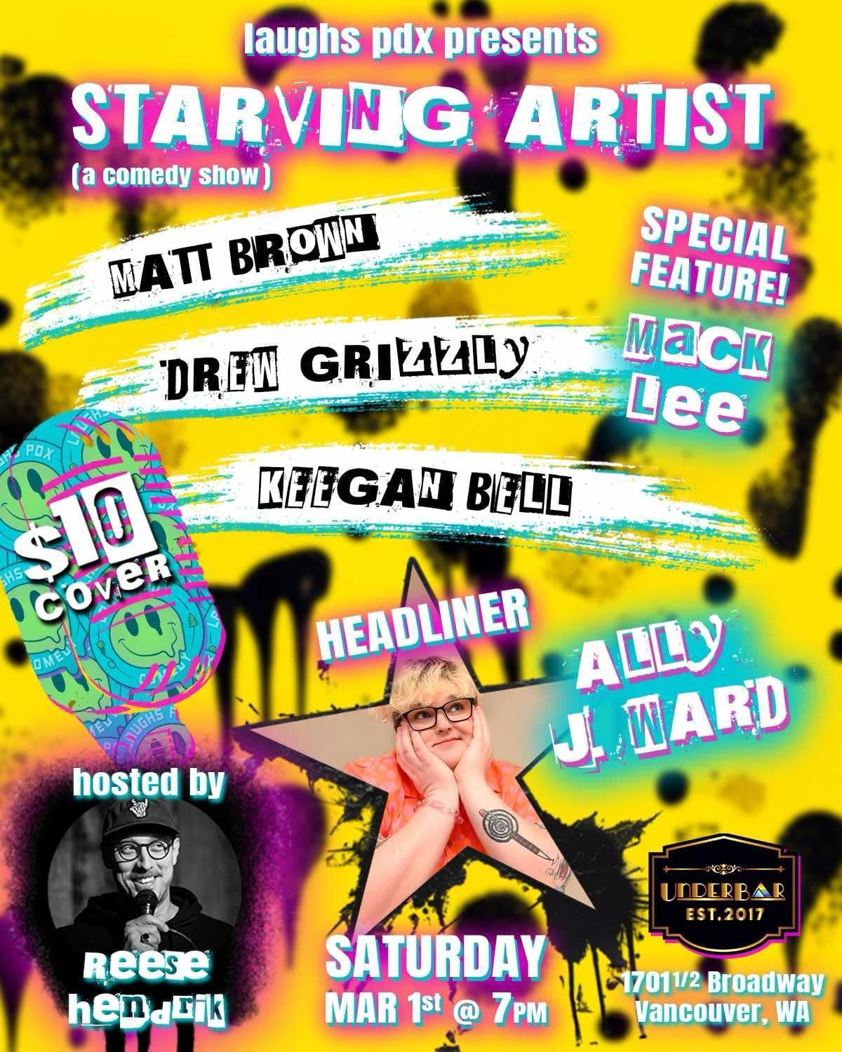 Starving Artist Comedy Show Mar 2025