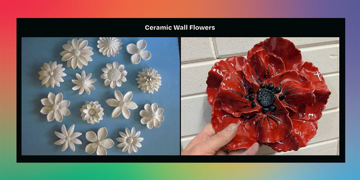 Garden Ceramic Wall Flowers