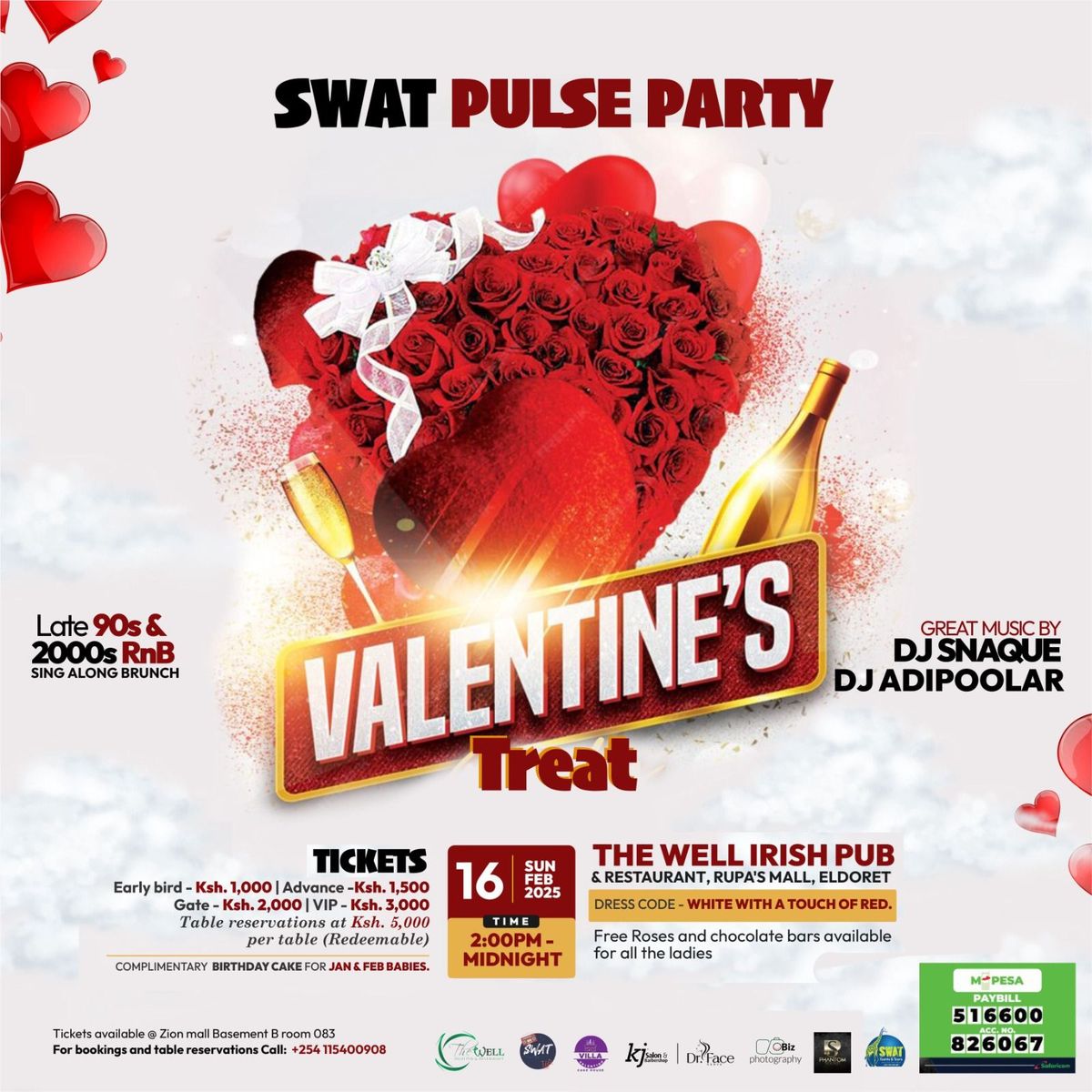 THE ELDORET OLD SCHOOL RNB SING-ALONG BRUNCH VALENTINES TREAT