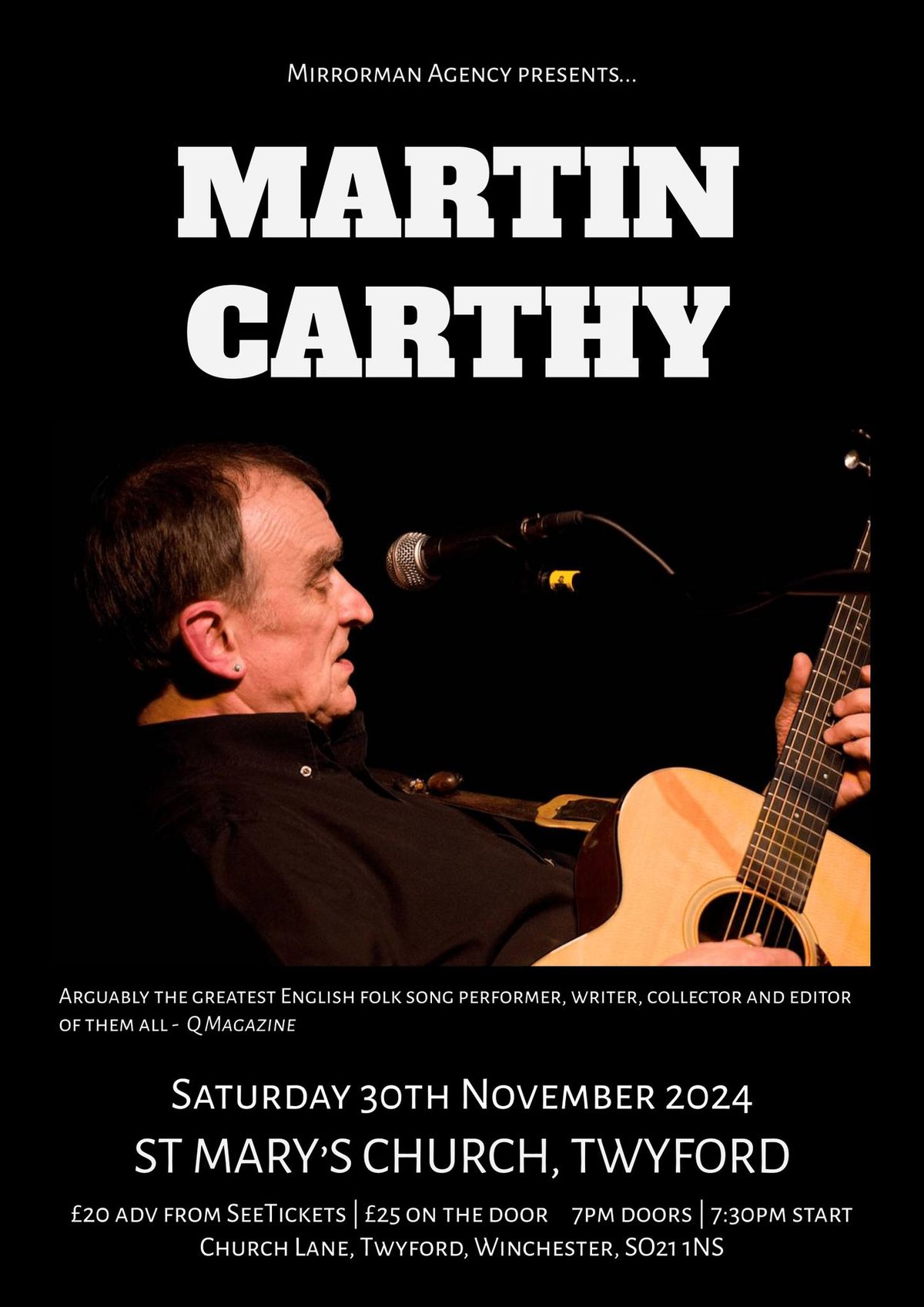 Martin Carthy at St Mary's Church, Twyford