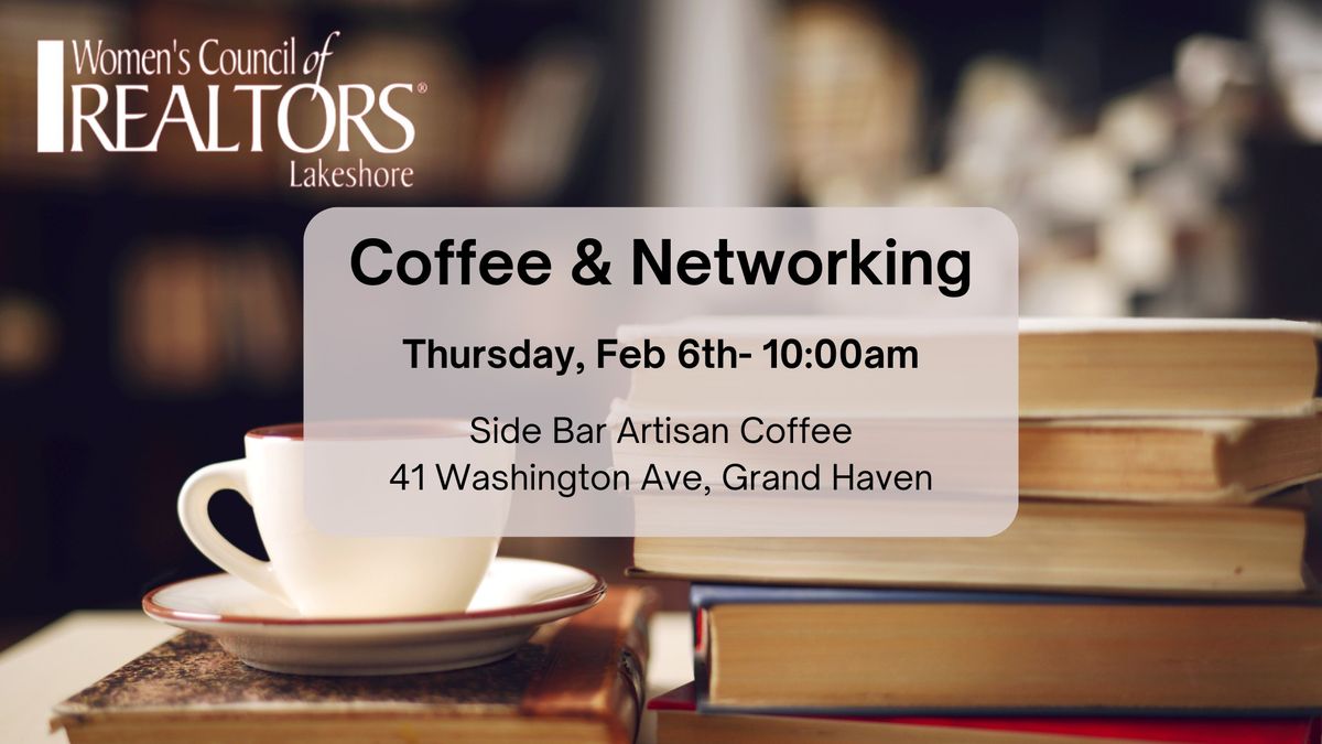 Coffee & Networking- Topic: Books!