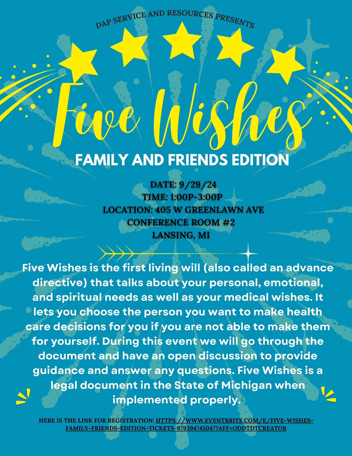 FIVE WISHES: Family & Friends Edition