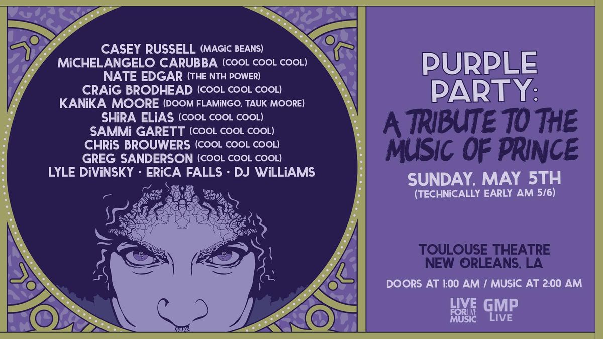 Purple Party: A Tribute to the Music of Prince (Technically 5\/6)