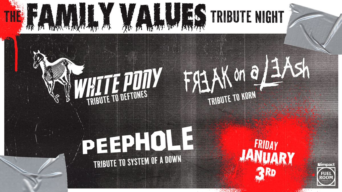 The Family Values Tribute Night (Tributes to Korn, SOAD, and Deftones) at Impact Fuel Room