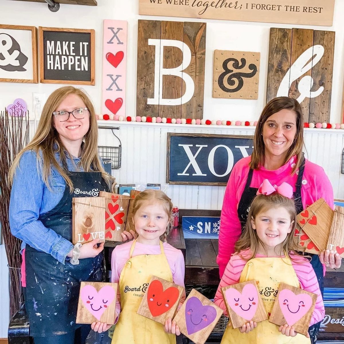 VALENTINE'S DAY DESIGNS & MORE - MAKE & TAKE WORKSHOP - ALL AGES WELCOME!