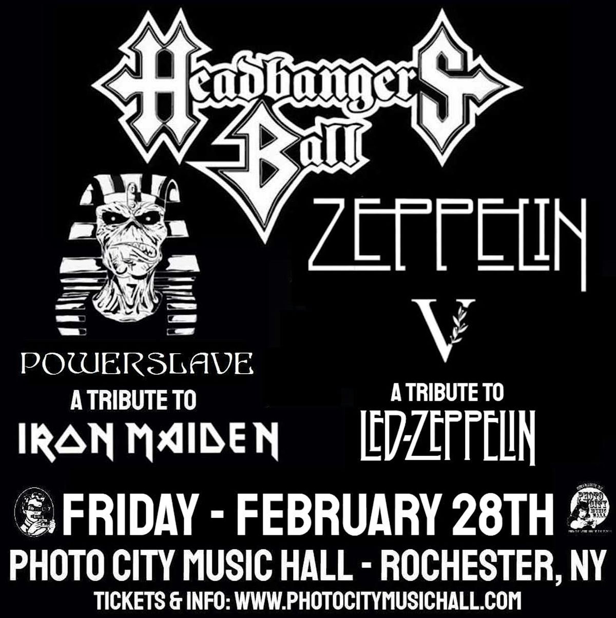 Headbangers Ball (Led Zeppelin & Iron Maiden Tributes) - Rochester, NY