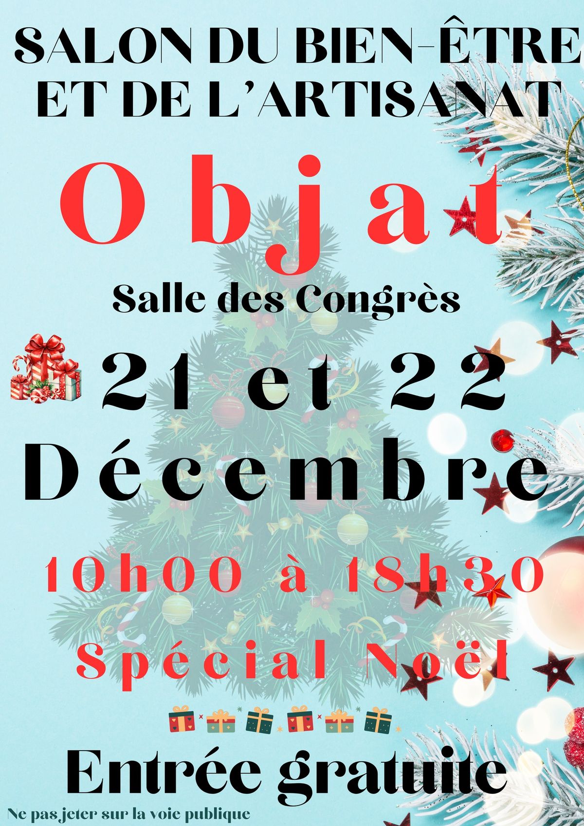 Salon du bien-\u00eatre et de l'artisanat " Sp\u00e9cial No\u00ebl "