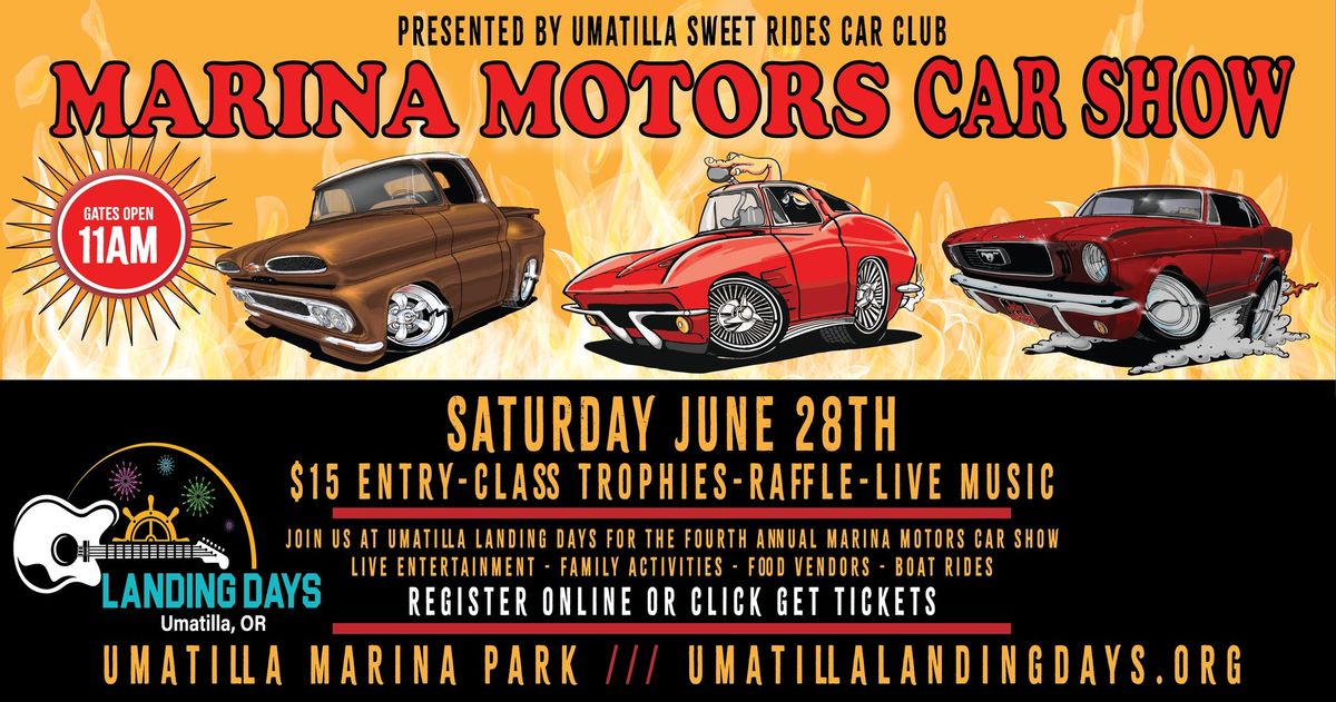 Marina Motors Car Show at Umatilla Landing Days