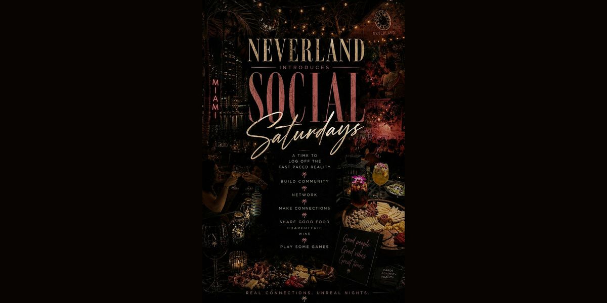 Social Saturdays at Neverland Coffee Bar
