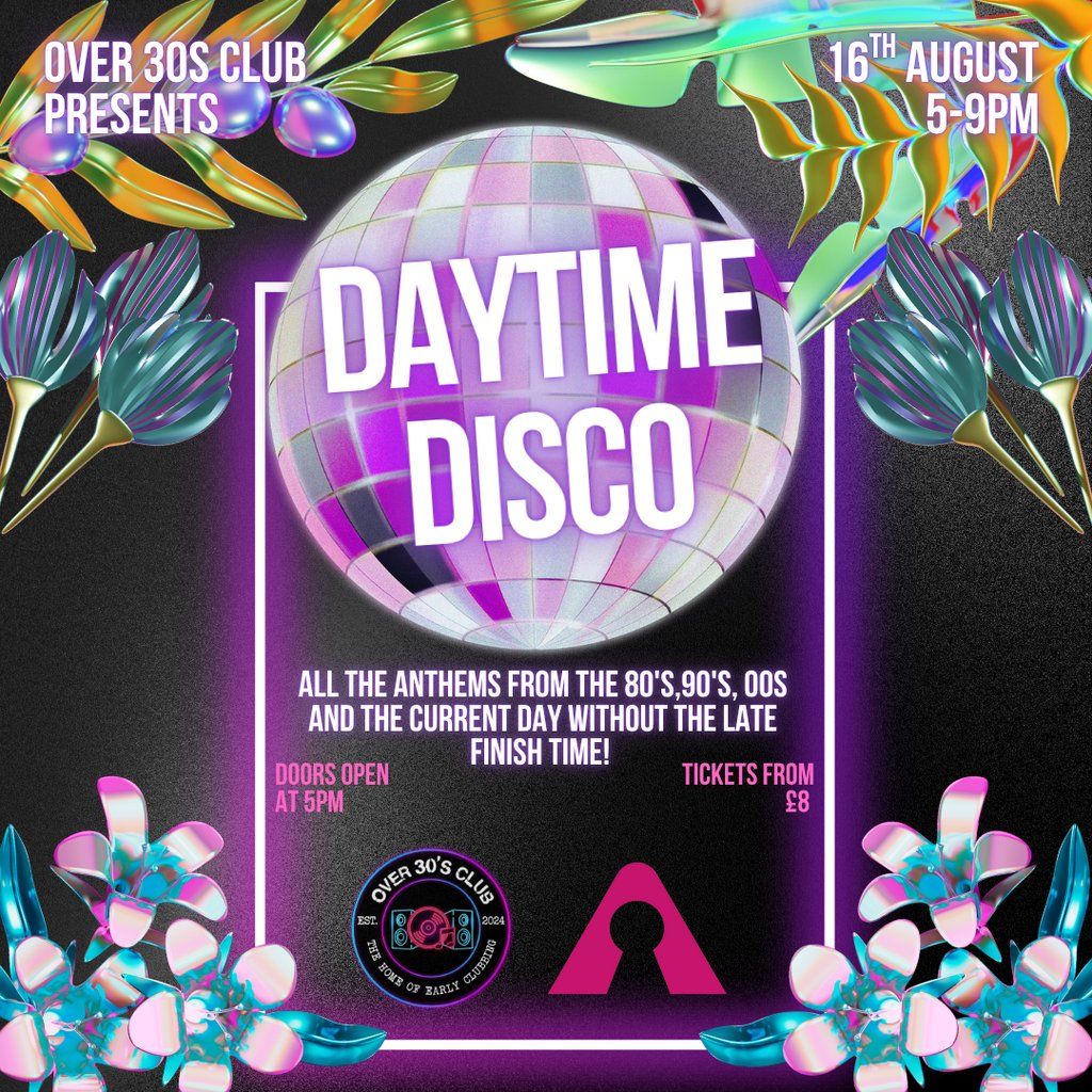 Over 30s Club Presents Daytime Disco - Bournemouth Launch Party