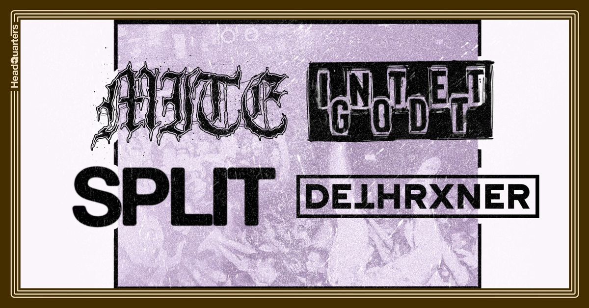 Amager Hardcore pr\u00e6s.: MITE + INTET GODT + DETHRXNER + SPLIT