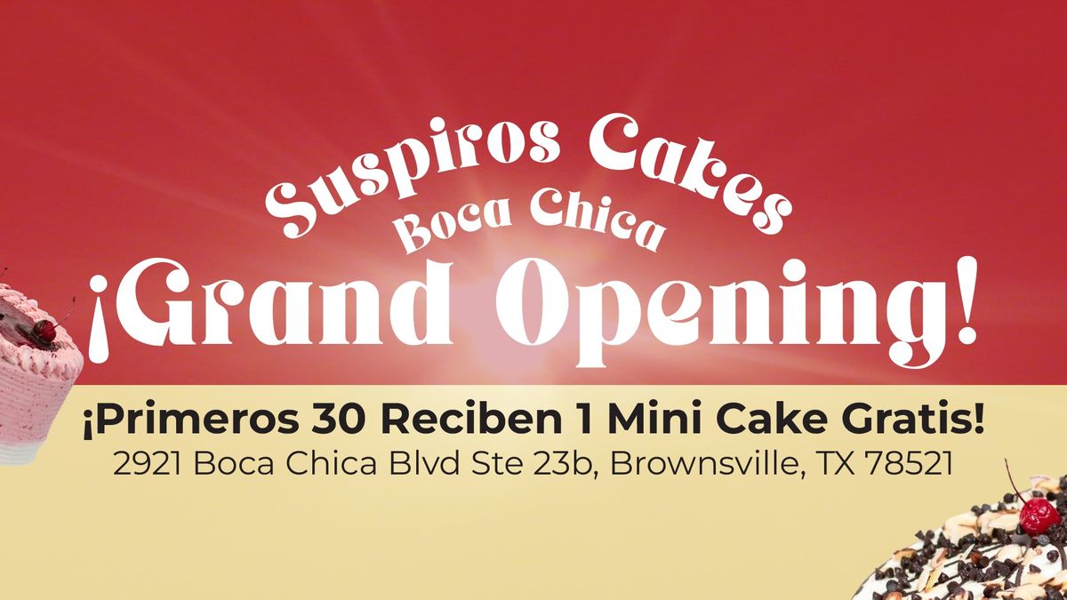 Suspiros Cakes Boca Chica Grand Opening