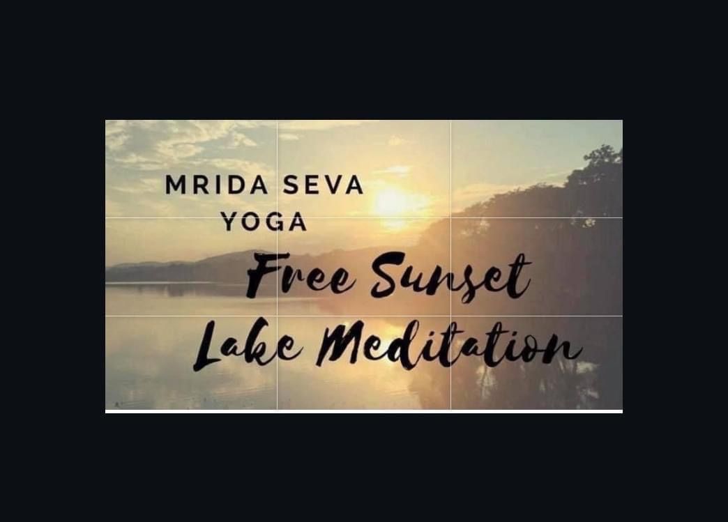 FREE cOMmUNITY Sunset Meditation at Evansville Lake