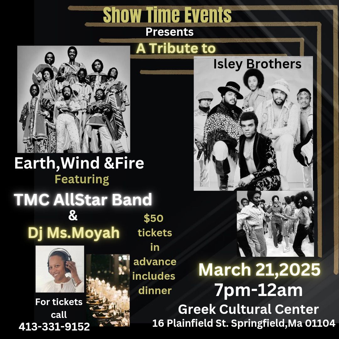 Black and Gold party a tribute to EWF and The Isley Brothers 