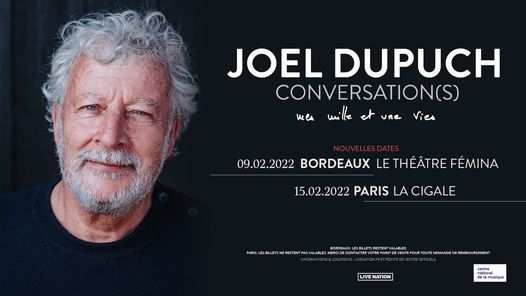 [Annul\u00e9] Jo\u00ebl Dupuch | Conversation(s), Paris
