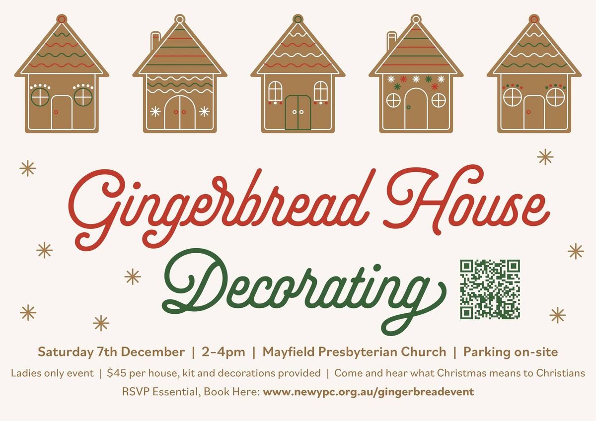 Gingerbread House Decorating