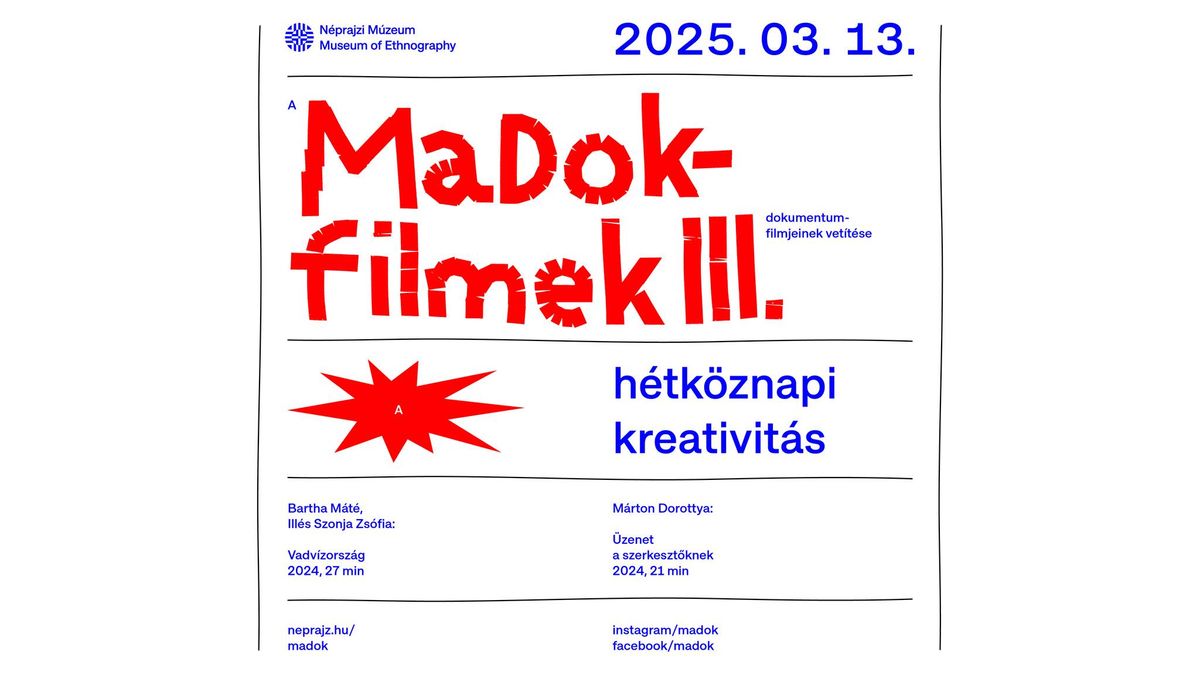 A MaDok-filmek III.: H\u00e9tk\u00f6znapi kreativit\u00e1s I. vet\u00edt\u00e9s