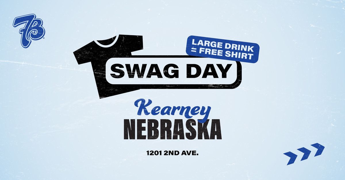 FREE SHIRTS | SWAG DAY | KEARNEY, NE!!