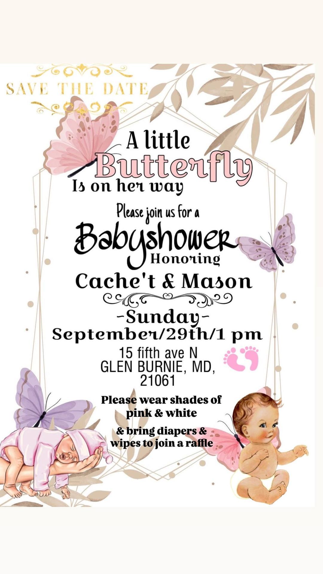 Cache\u2019t & Mason babyshower?