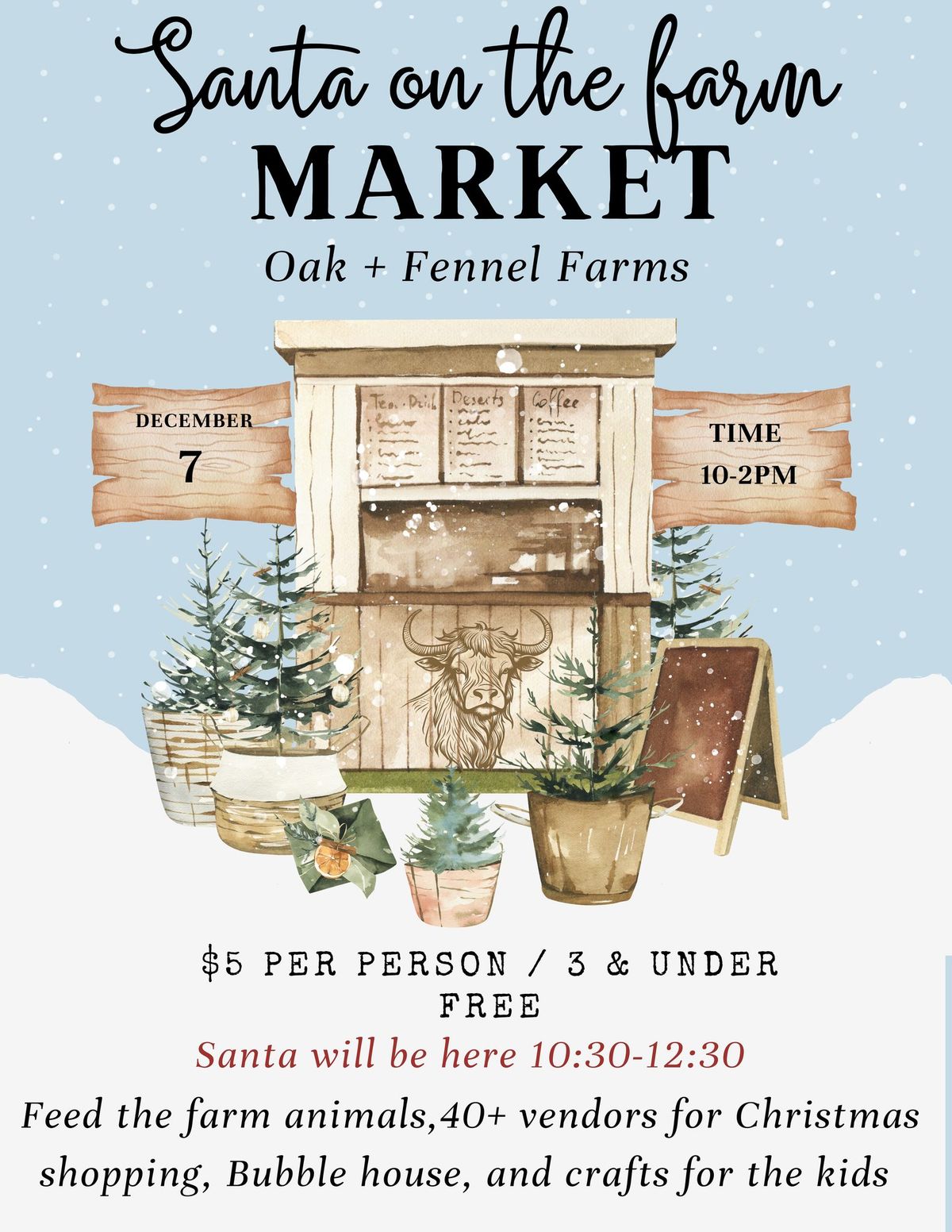 Santa on the Farm Market 